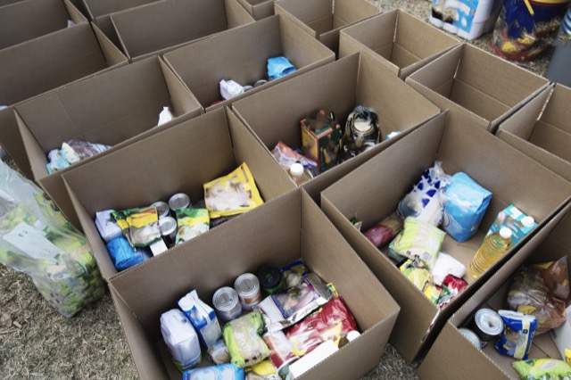 Food pantry donations